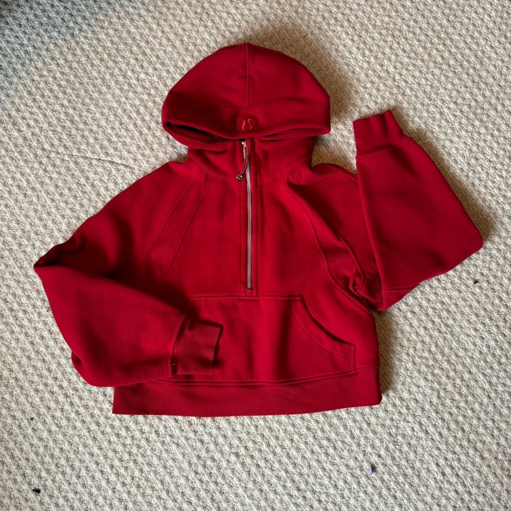 Lululemon Scuba Hoodie- College Crimson